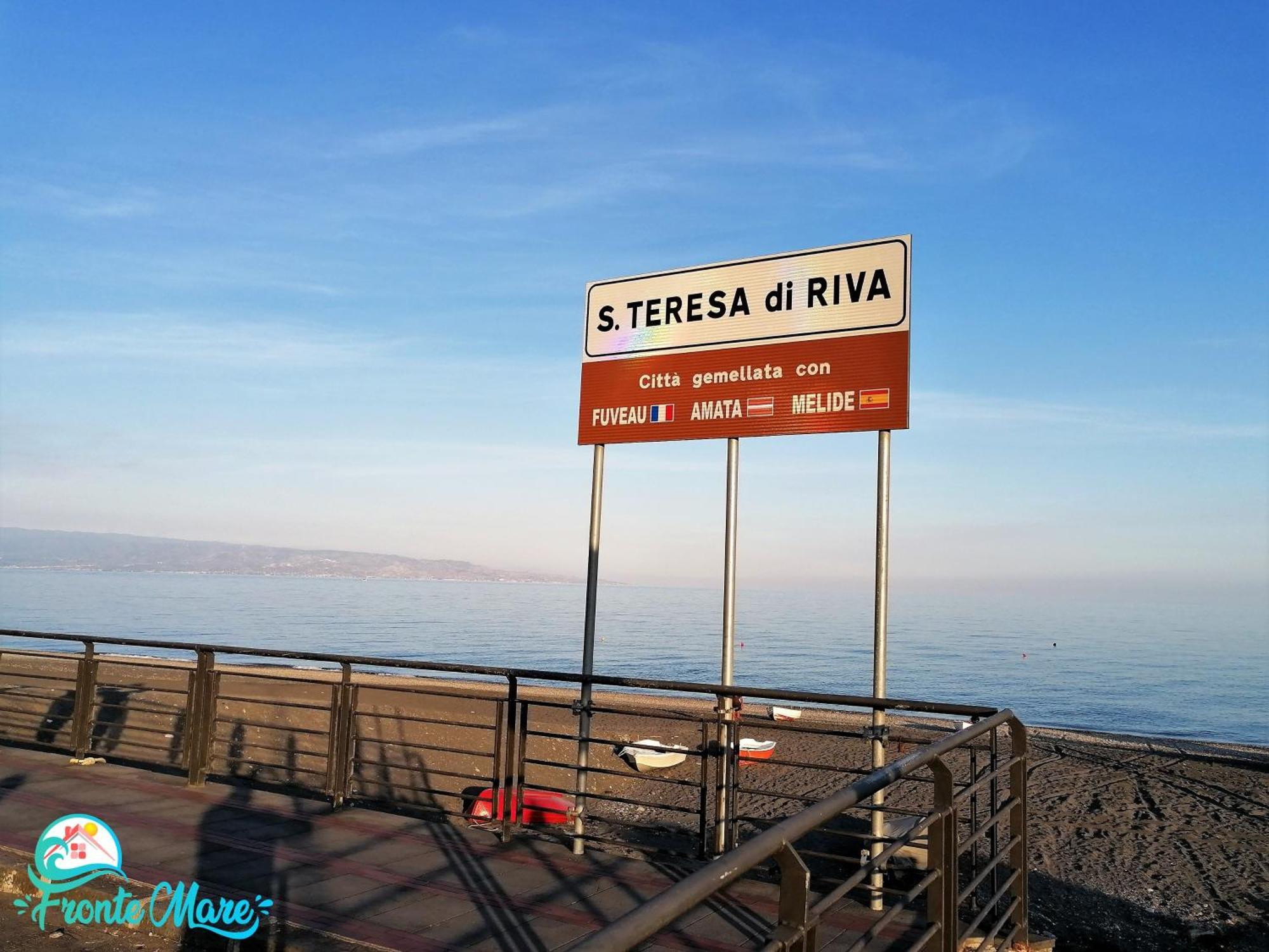 הוילה סנטה תרזה די ריבה Casa Fronte Mare מראה חיצוני תמונה
