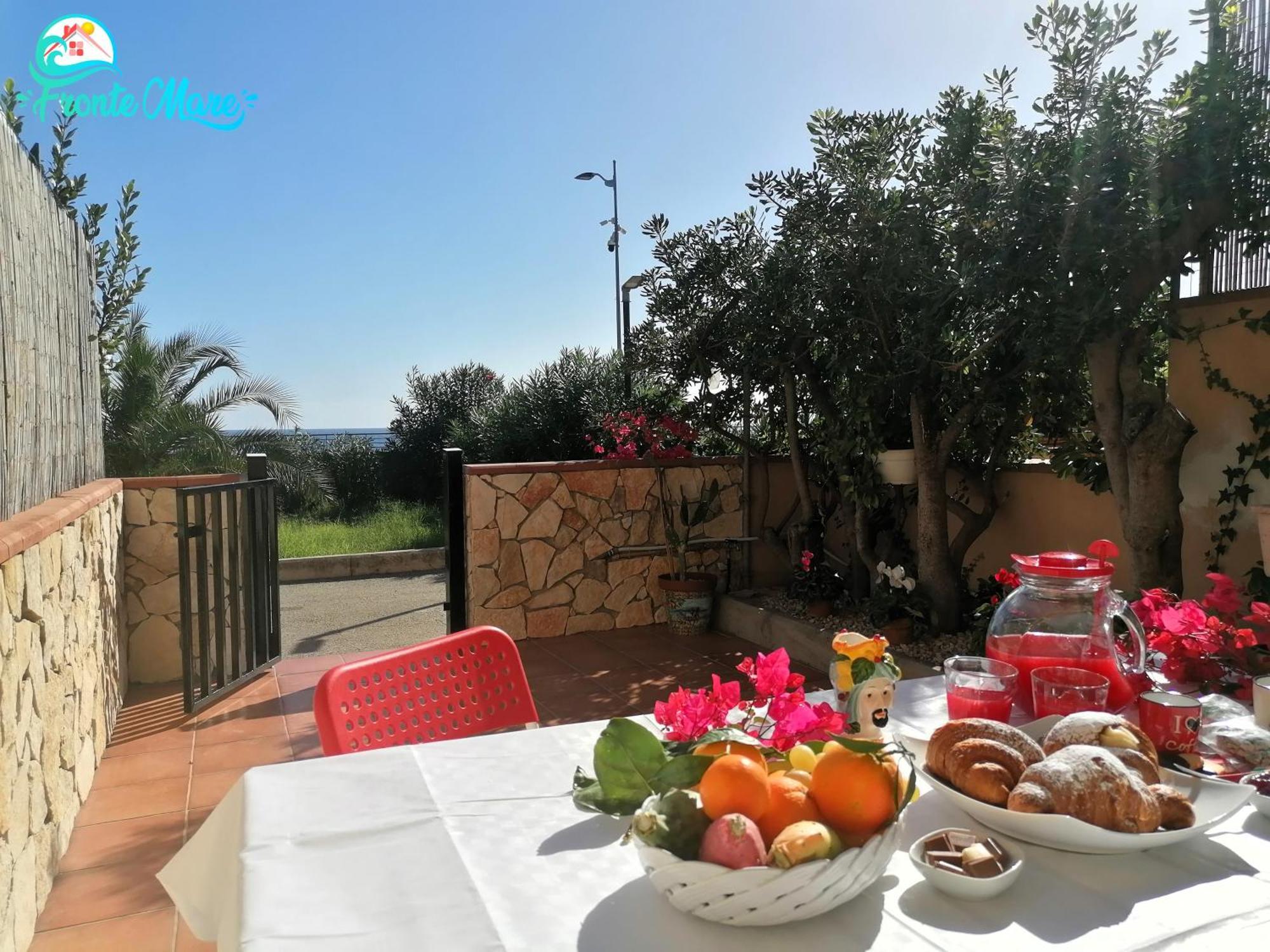 הוילה סנטה תרזה די ריבה Casa Fronte Mare מראה חיצוני תמונה
